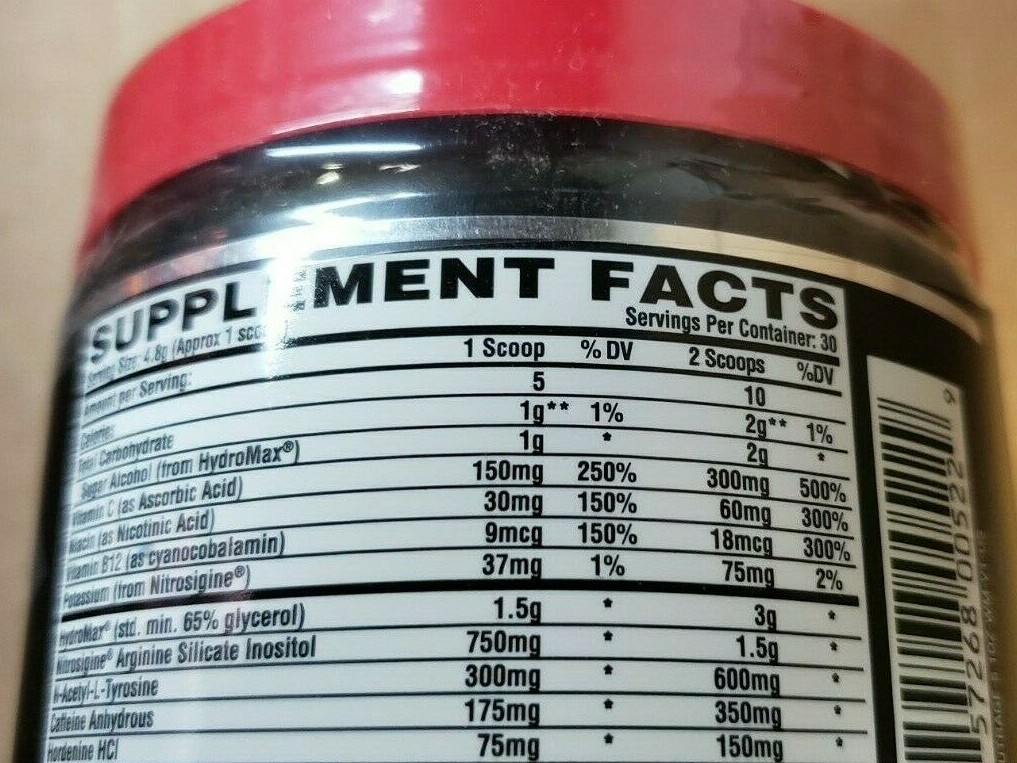 NUTREX – OUTRAGE – Extreme Pre-Workout Igniter – Watermelon – 30 Serv – 11/2024