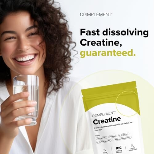 Creatine Monohydrate Micronized Powder 5g 60 Servings Vegan