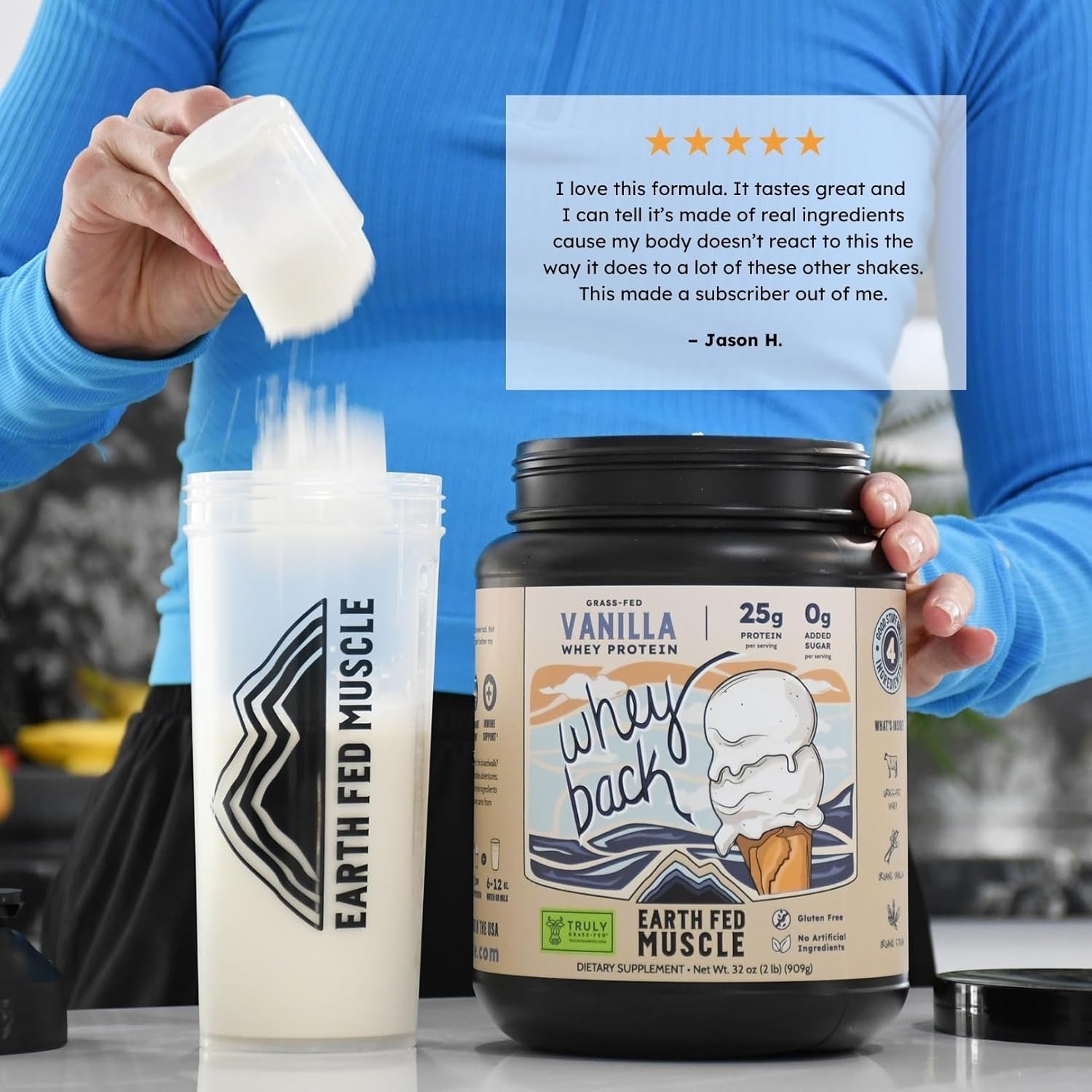 Earth Fed Muscle Whey Back Irish Grass Fed Whey Protein Isolate, ThirdParty C…