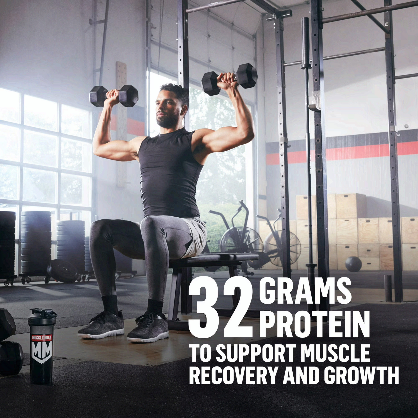 2P Muscle Milk Genuine Protein Powder, Chocolate, 1.93 Pound, 12 Servings