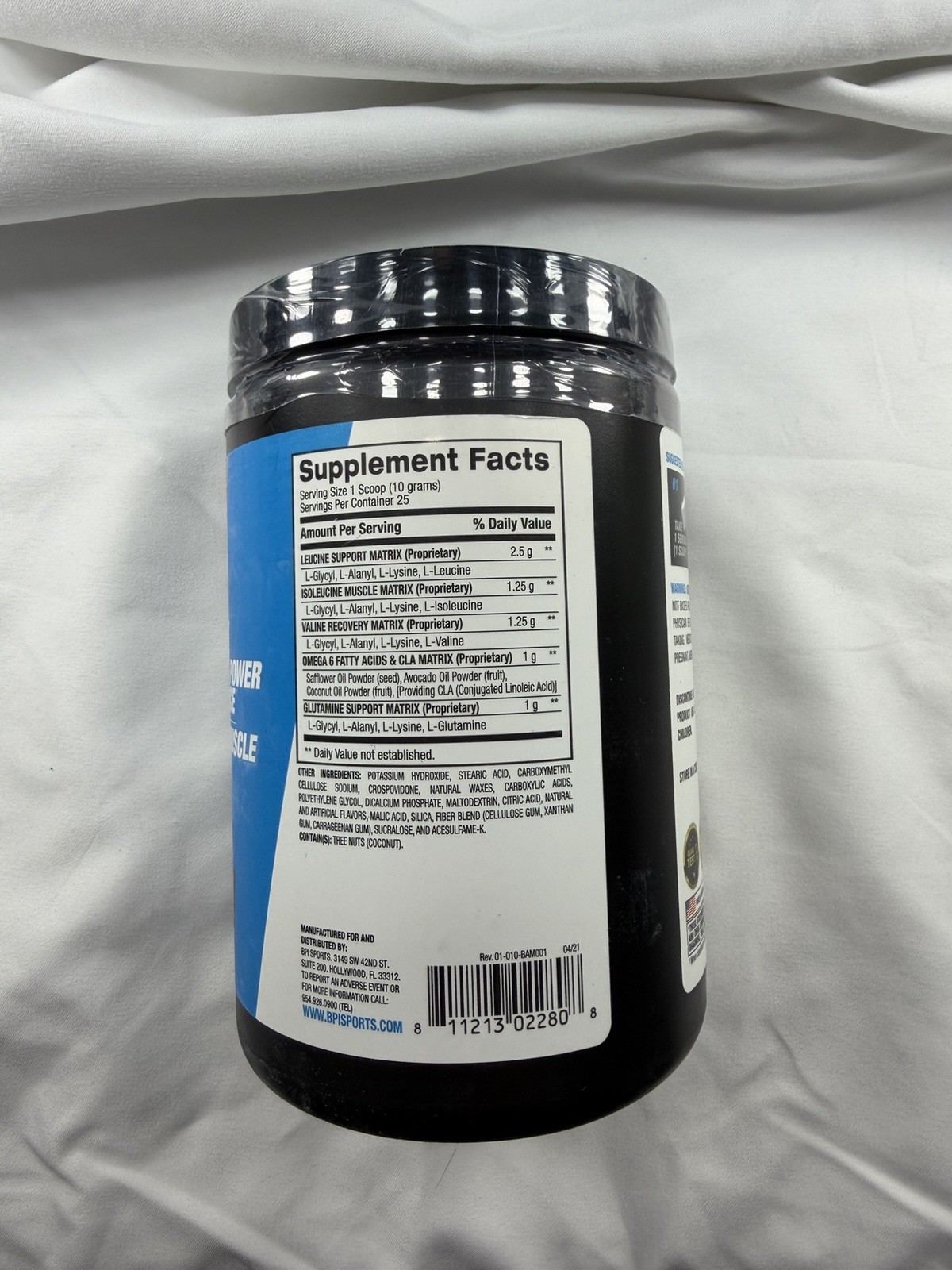 BPI Sports Best Aminos BCAA CLA Powder Amino Acid Supplement Gym Training