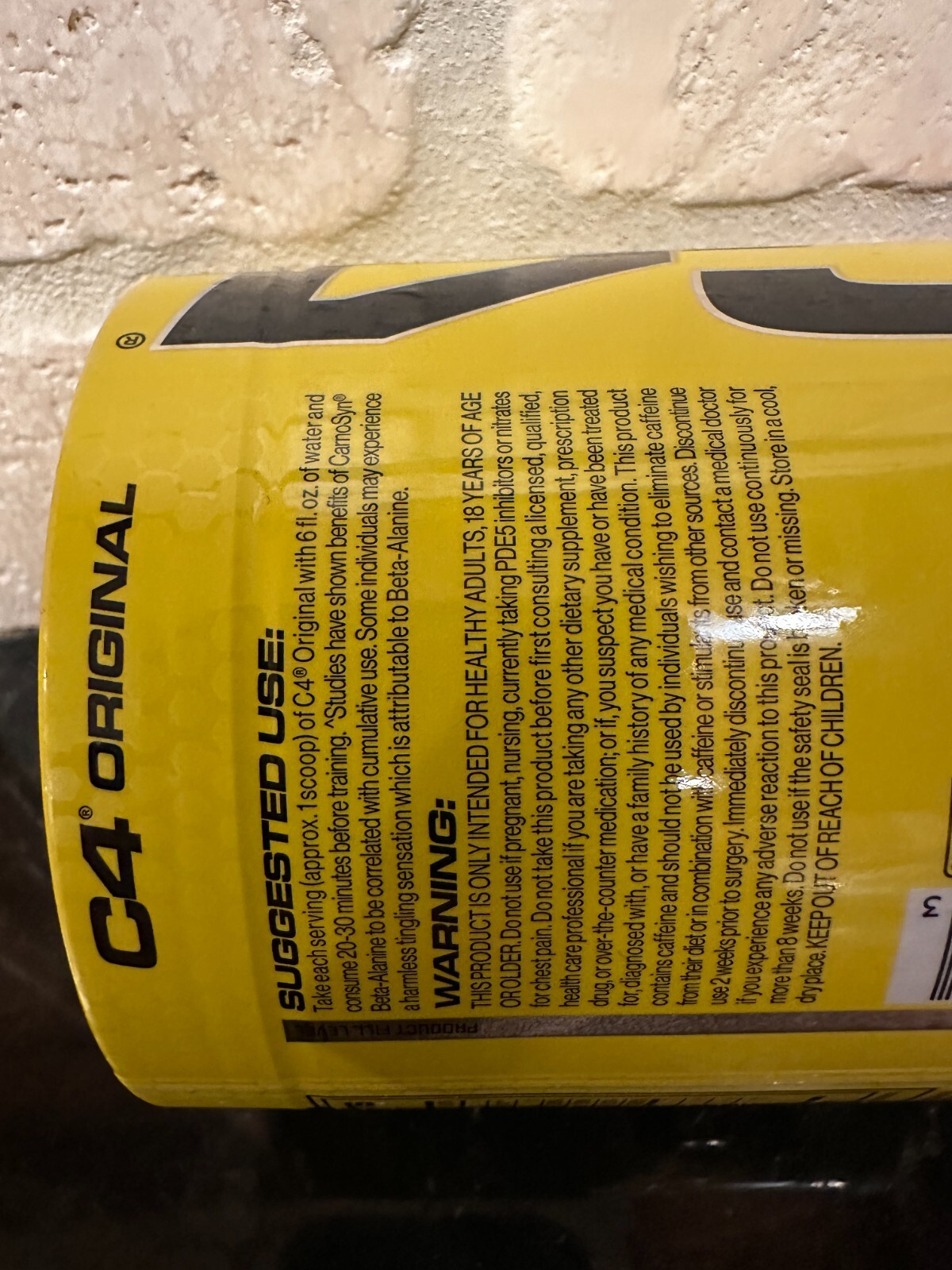 New Cellucor C4 Original Pre Workout Gym Energy Watermelon 5.9 oz 30 Servings