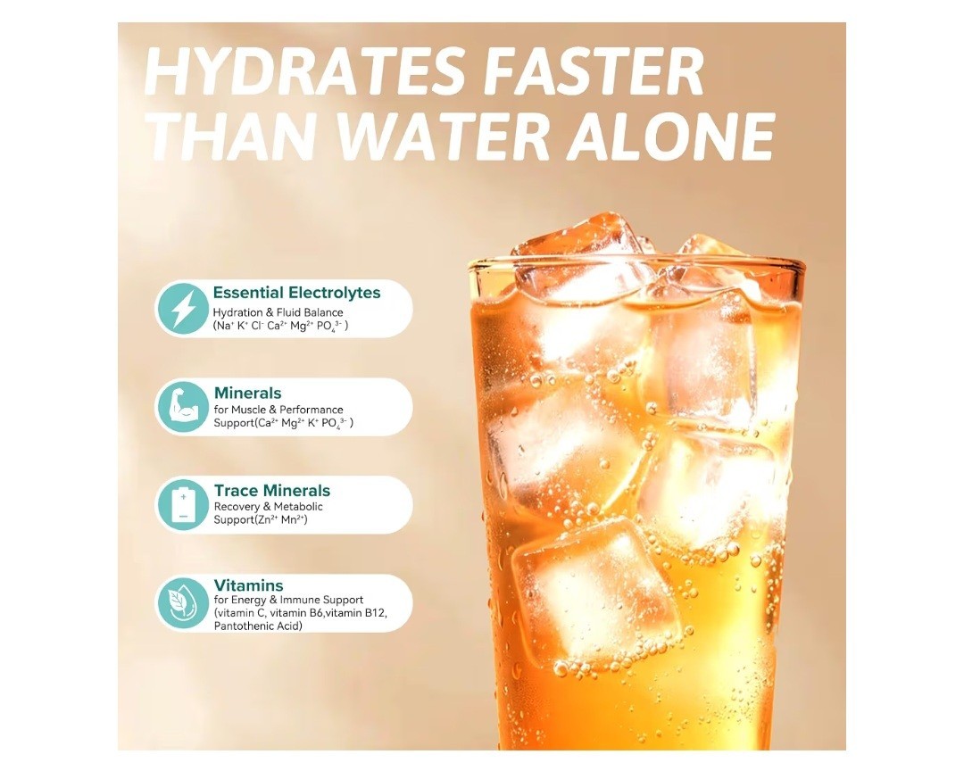 Vyrilex Electrolytes Hydration Powder Drink Mix Sugar-Free Keto Variety 20 ct