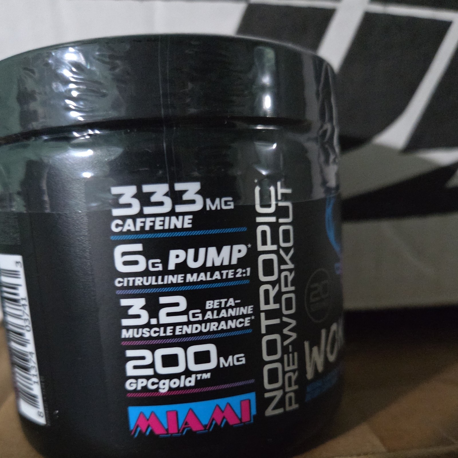 Bucked Up Woke AF MIAMI Preworkout – 8.68oz Exp 9/27