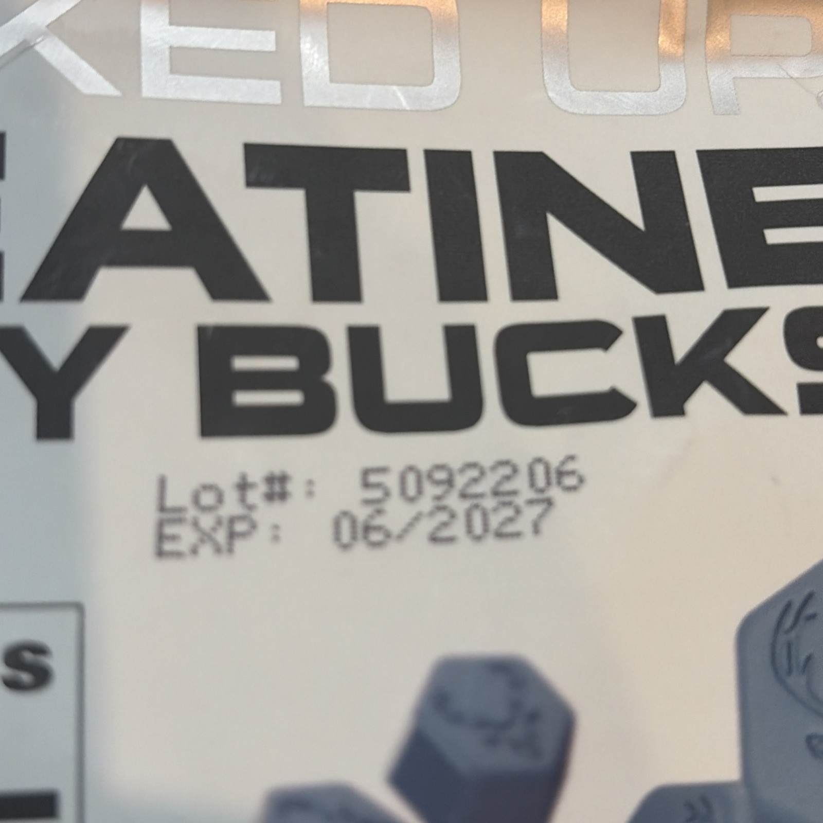 Woke AF ‘Blue Raz’ Pre-workout 12.9 oz / 03/2028 & Creatine Gummy Bundle 06/2027