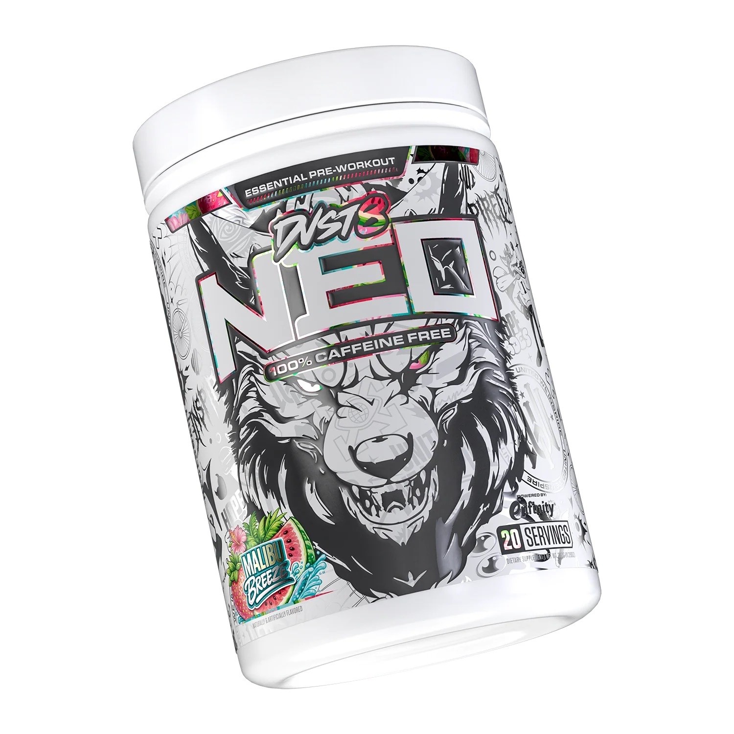 DVST8 NEO: Pre-Workout 200mg Enfinity Paraxant 3 Flavors See description.