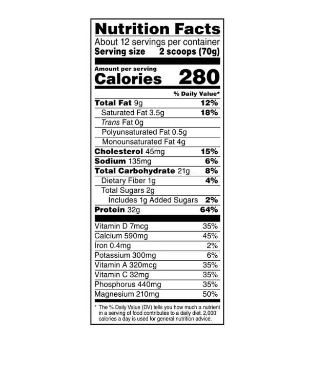 Muscle Milk Genuine Protein Powder, Vanilla, 32g Protein, 1.9lb, 30.9oz