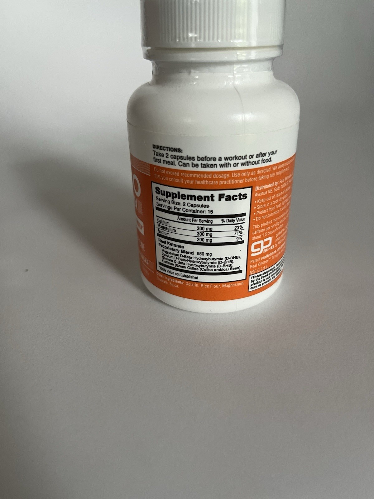 Real Ketones KETO Burn Dual Action Fat Burn 30 Ct Ketones & Caffeine Bb 3/26