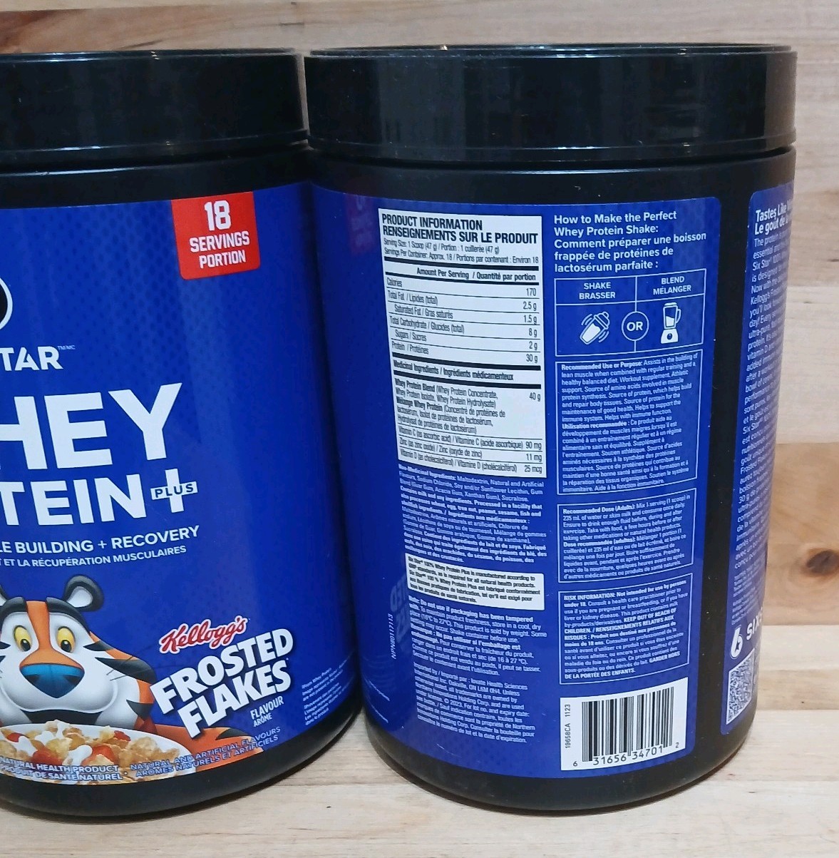 1CT: SIXSTAR 100% WHEY PROTEIN Supports Muscle Building/Recovery FROSTED FLAKES