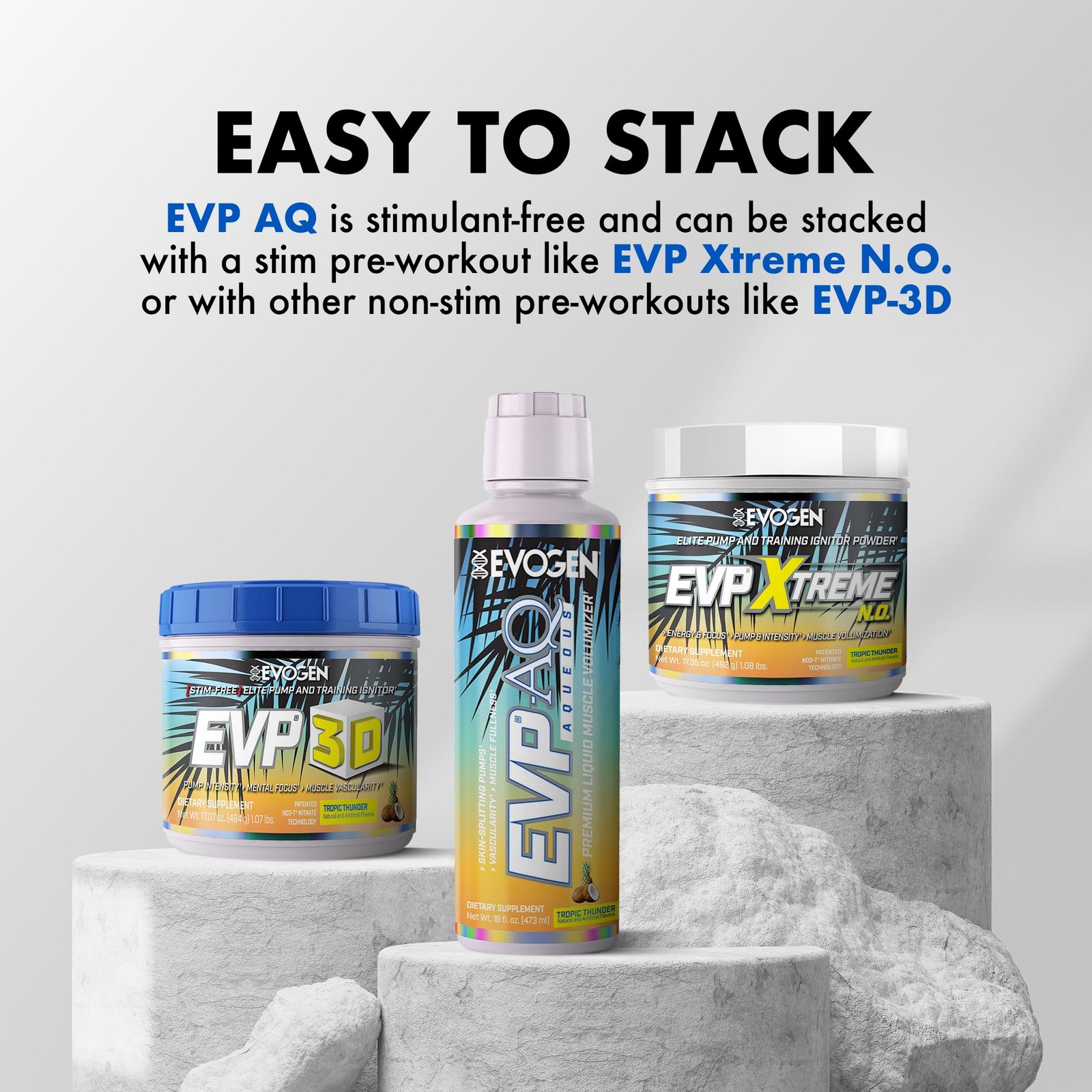 Evogen EVP AQ – Liquid Glycerol Muscle 16 Fl Oz (Pack of 1), Tropic Thunder