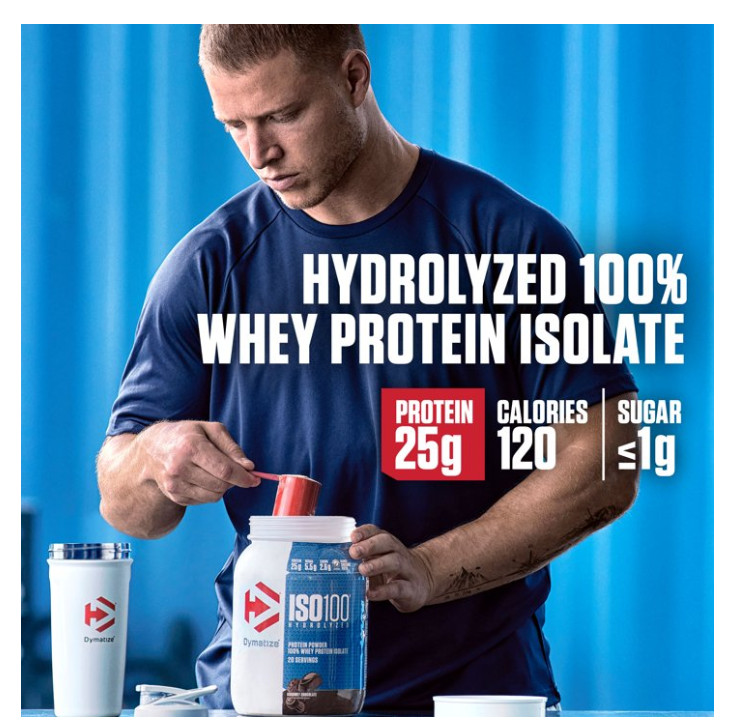 Dymatize ISO100 Hydrolyzed Whey Salted Caramel 25g Protein 20 Servings