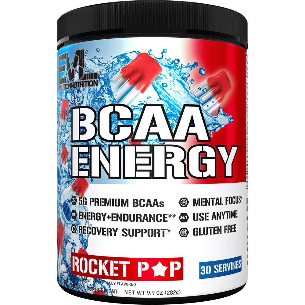 EVL BCAA Energy Most Powerful Amino Acid Pre Workout Powder for Energy, Recovery