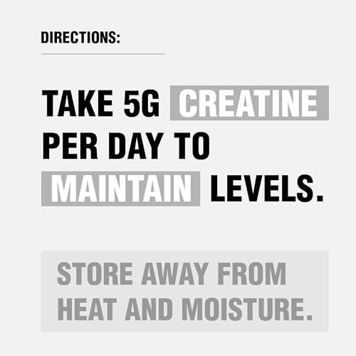 HEARTHY FOODS Creatine Monohydrate Micronized Powder 500G – 100 Servings, 5000mg
