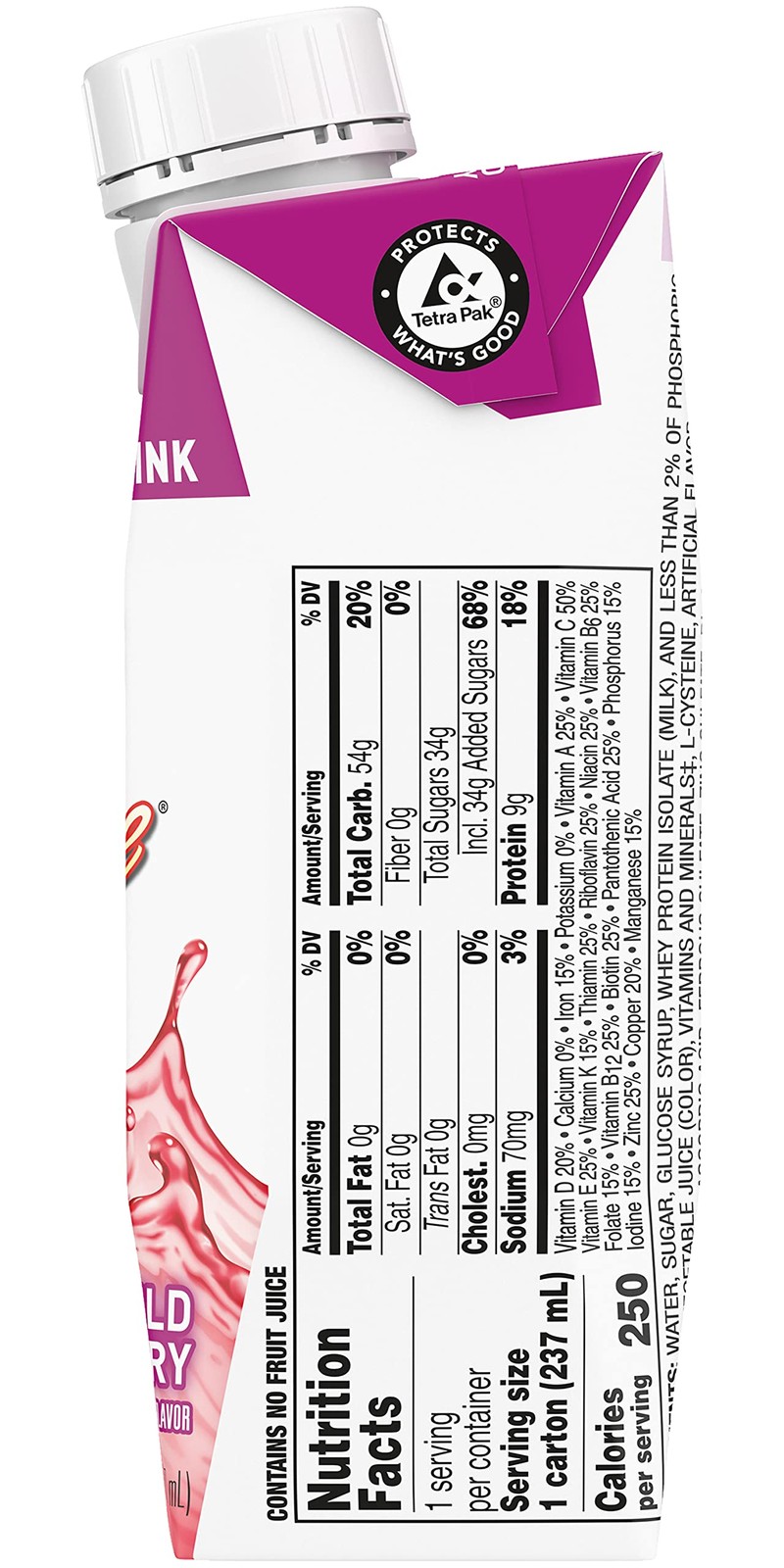 Boost Breeze Nutritional Drink Wildberry, 8 Fl Oz (Pack 8 of 6)
