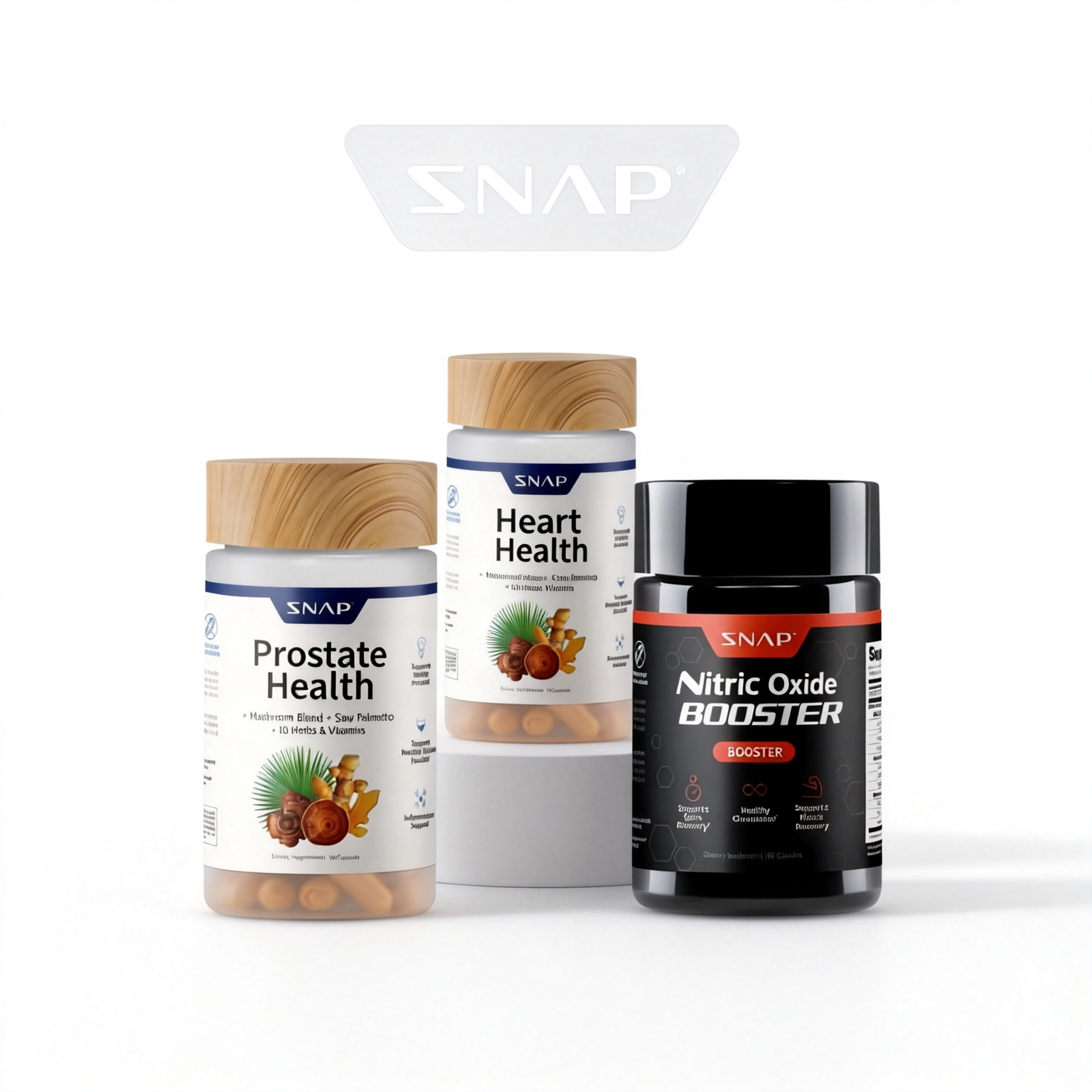 SNAP Prostate Wellness Nitric Oxide Booster Saw Palmetto L-Arginine/L-Citrulline
