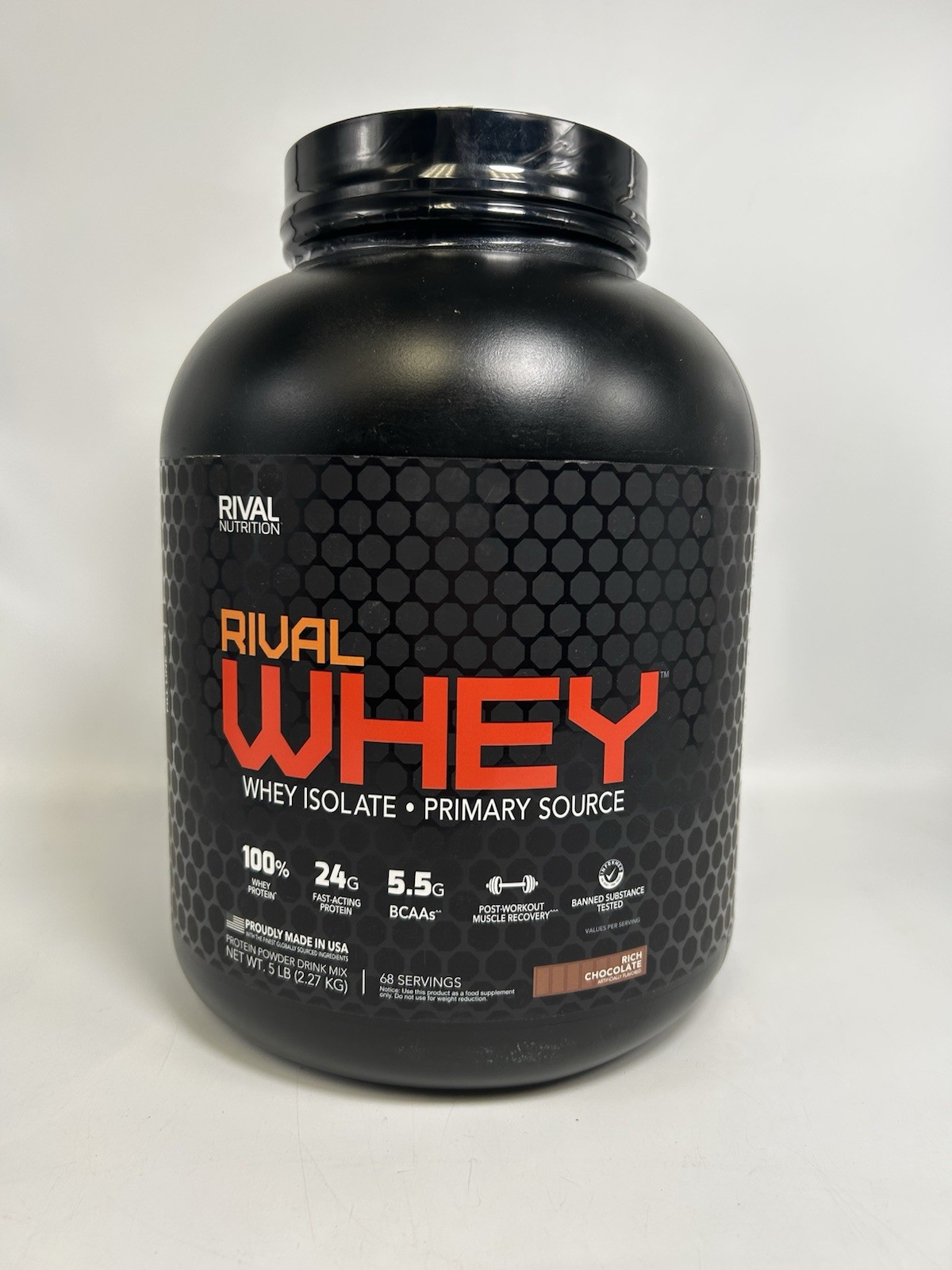Rival Nutrition Rival Whey Protein Powder Soft Serve Chocolate 5lb *EXP 10/2026*