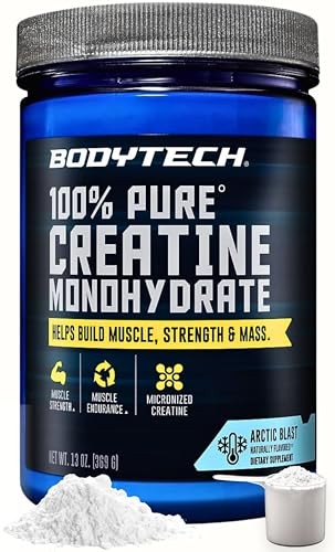 Creatine Monohydrate Powder Unflavored 5g 60 Servings Pre Workout