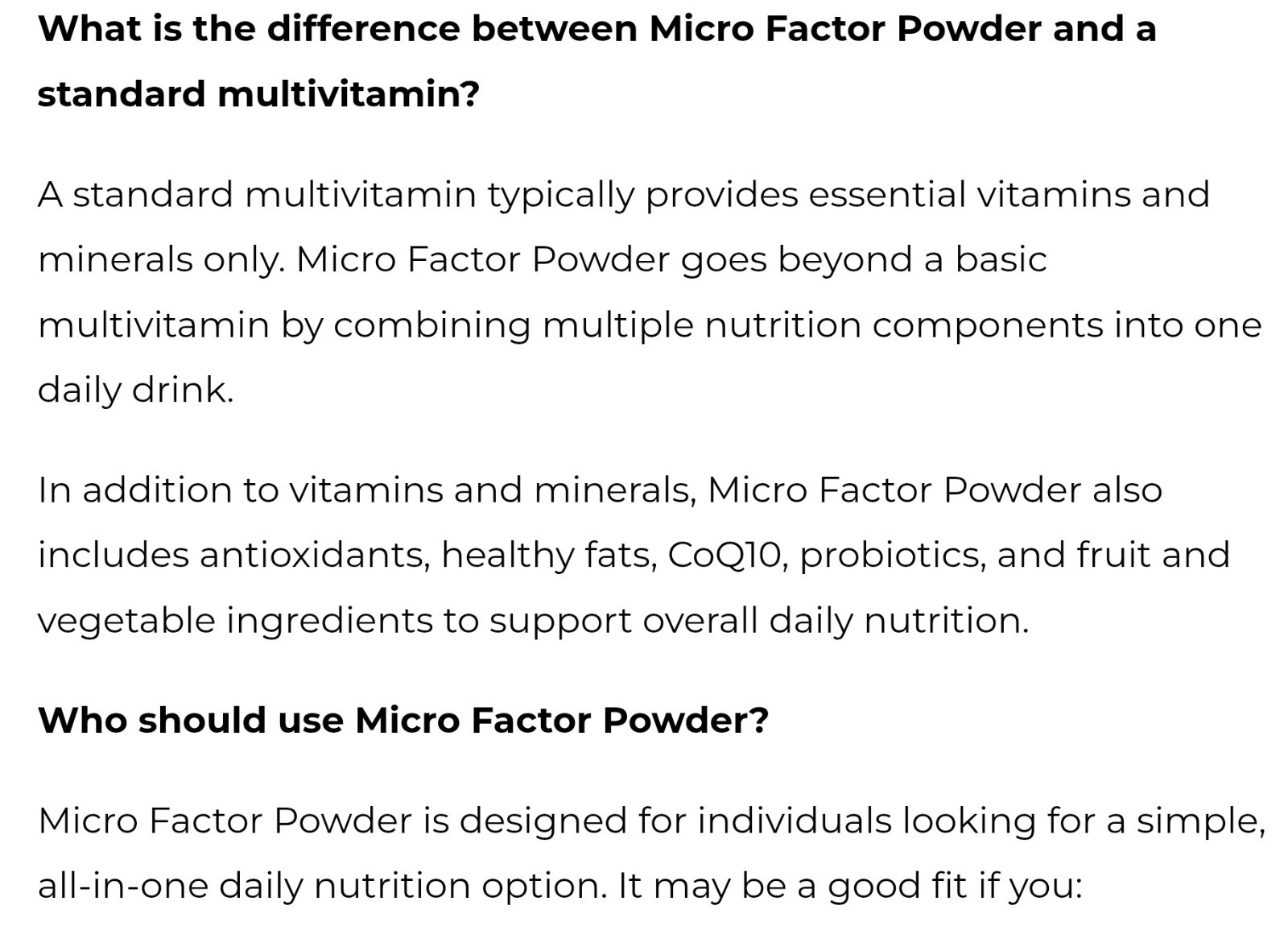 1ST Phorm MICRO FACTOR Daily Nutrition 10 oz ( 30 Serv ) Lemonade BEST BY 11/26