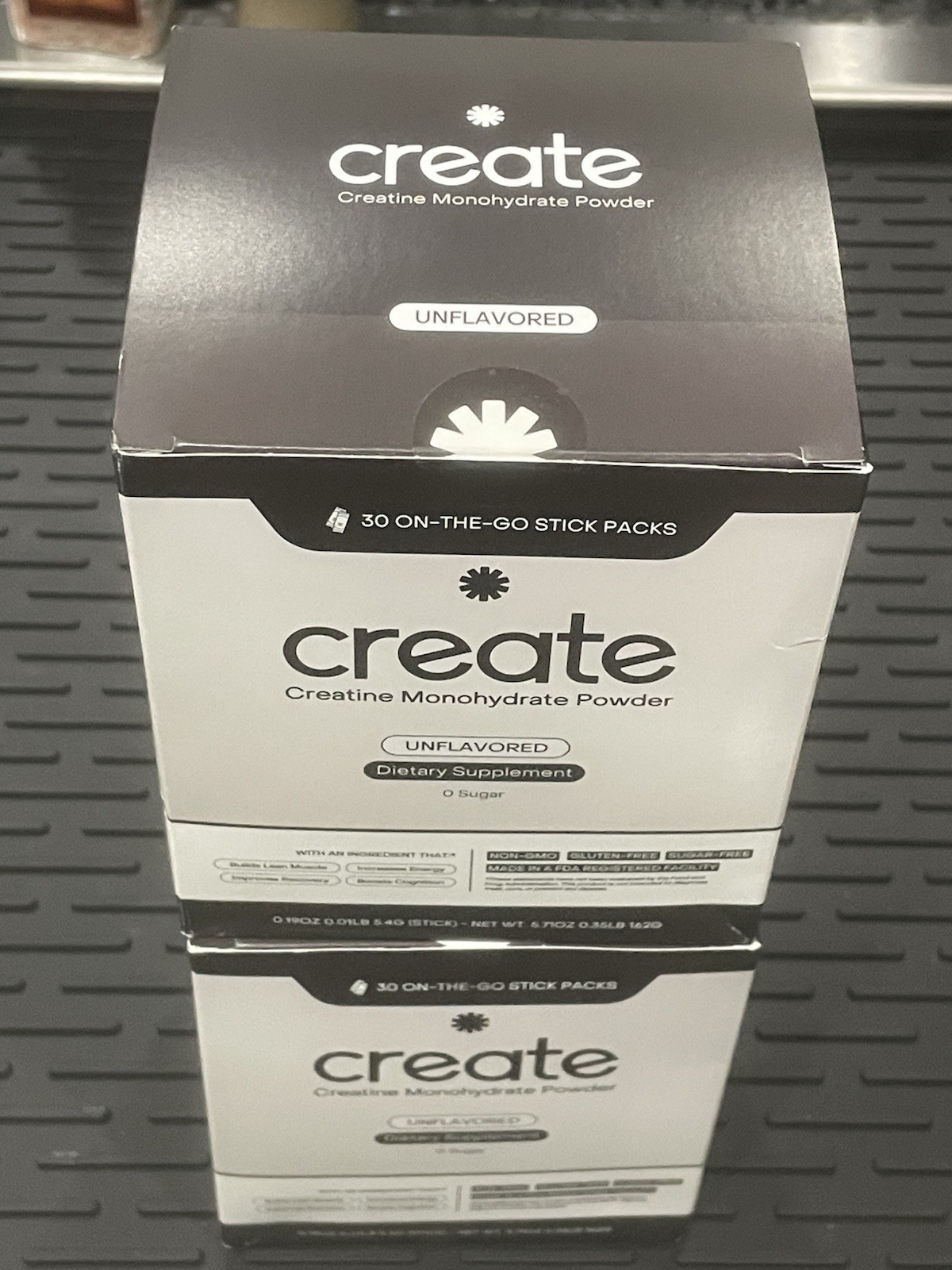 (2) Create – Single Serve Creatine Monohydrate Powder – 5.4g – 60 STICKS 5.71 Oz
