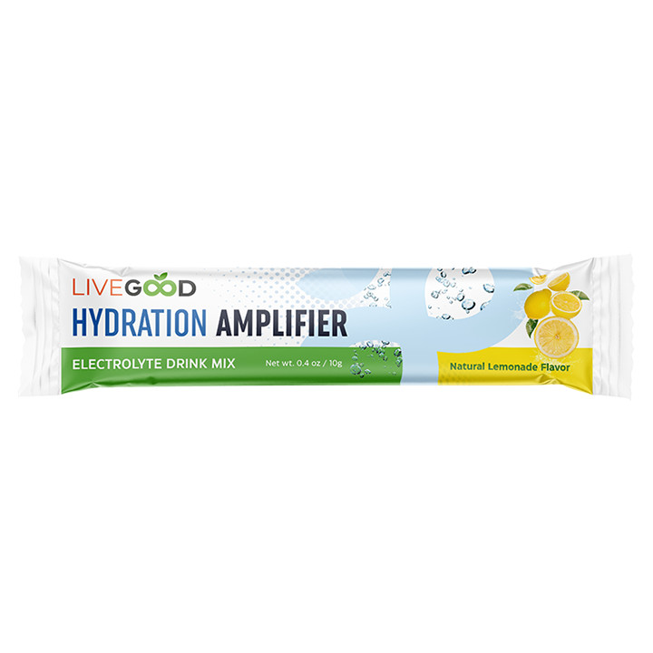 Hydration Amplifier Electrolyte Drink Mix Powder Packets Lemonade or Watermelon