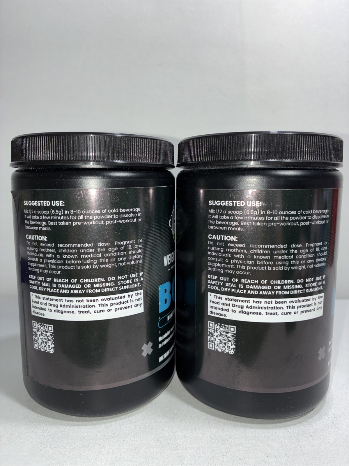 2 Sealed Weight+ Shakes BCAA Honeydew Watermelon Supplement 45 Servings Each D