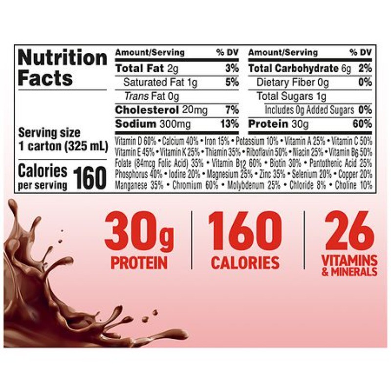 30g Protein Nutritional Shakes Rich Chocolate 11.0 fl oz