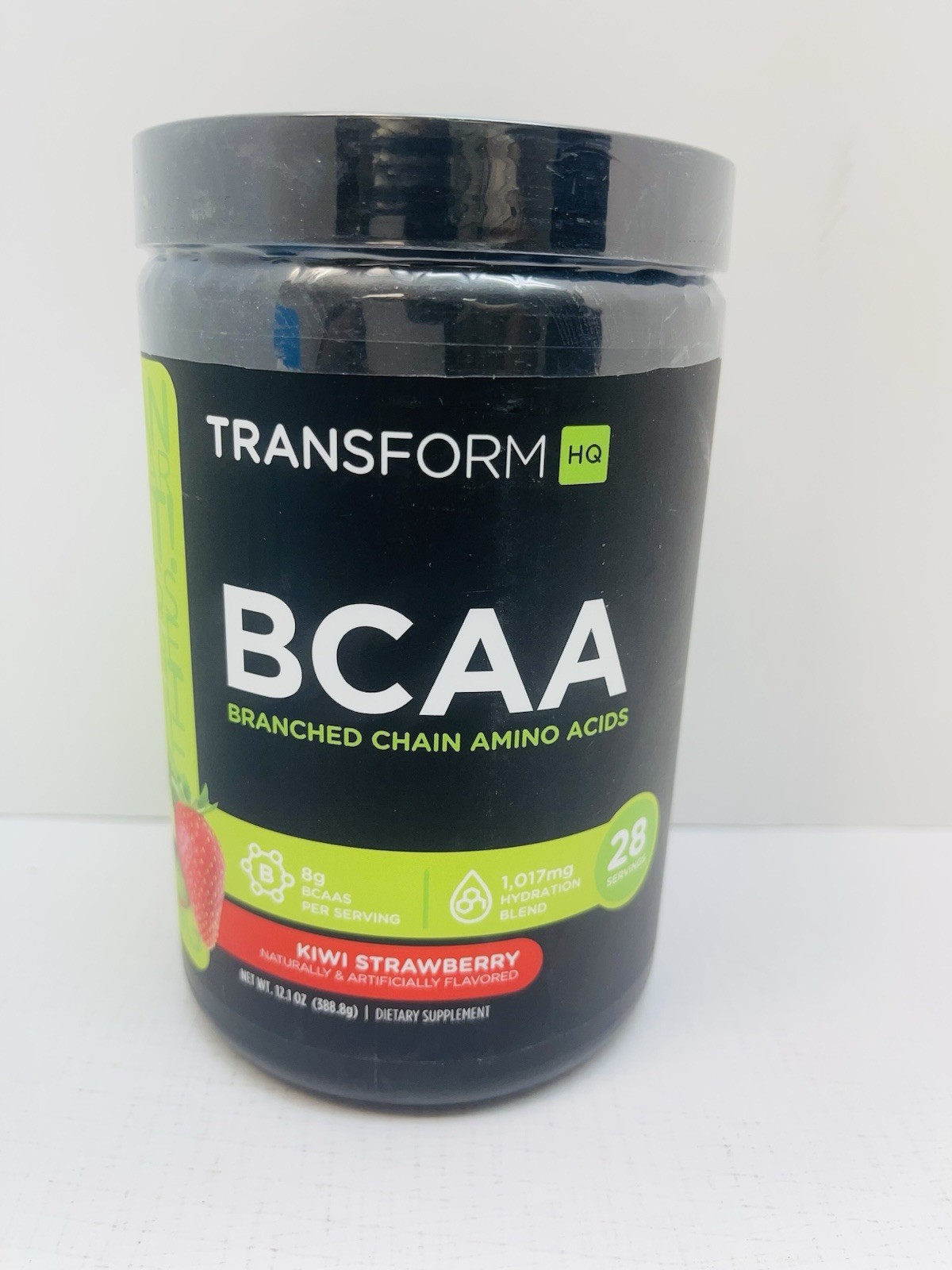 TransformHQ BCAA 28 Servings Kiwi Strawberry 12.1 Oz EXP 6/26