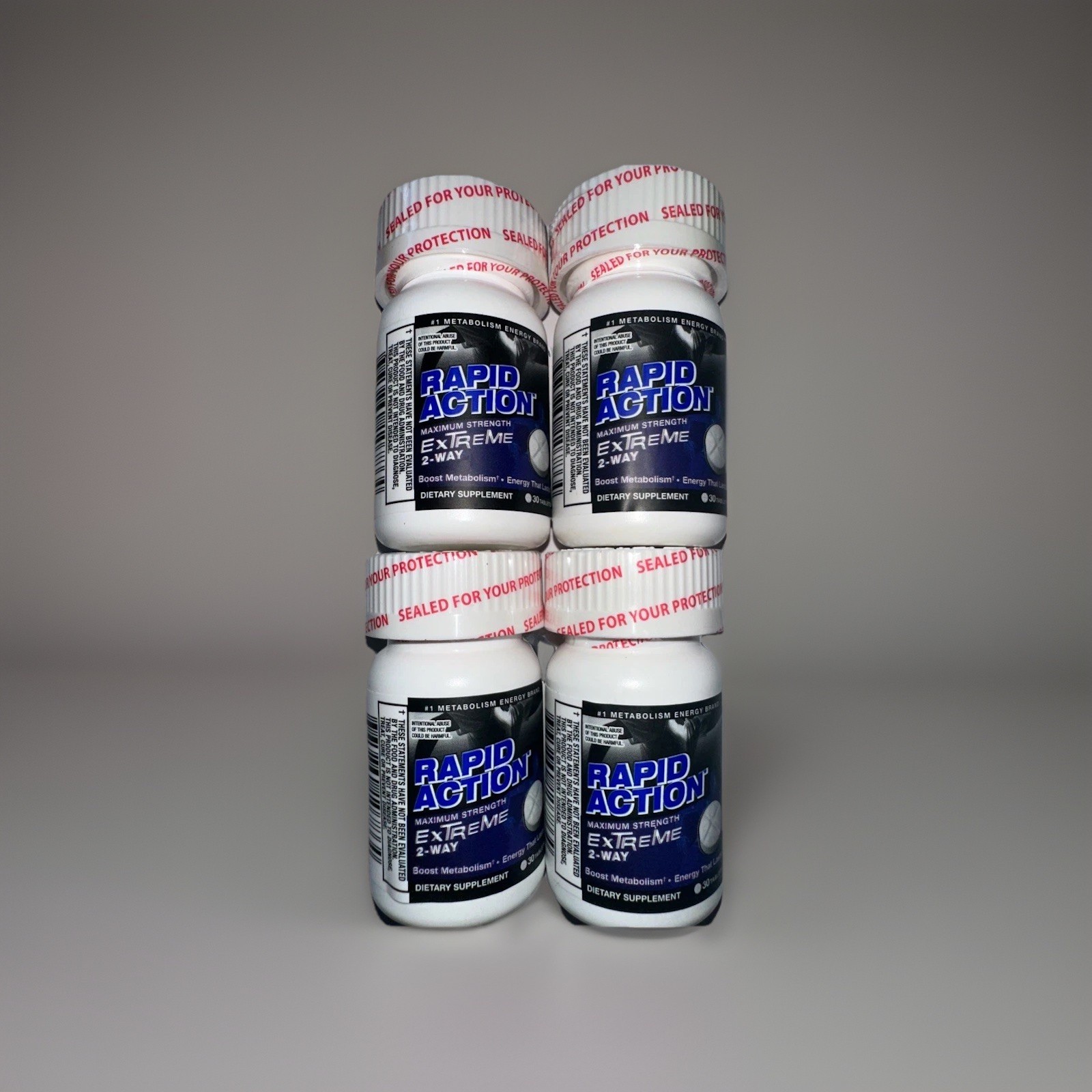 Rapid Action Extreme 2 Way Energy FOCUS MOOD Boost 3 SEALED 30ct Bottles 90 Tabs