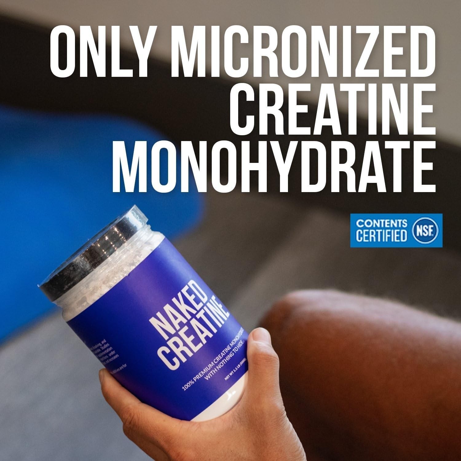 Unflavored Micronized Creatine – 200 Servings for Strength & Performance Support