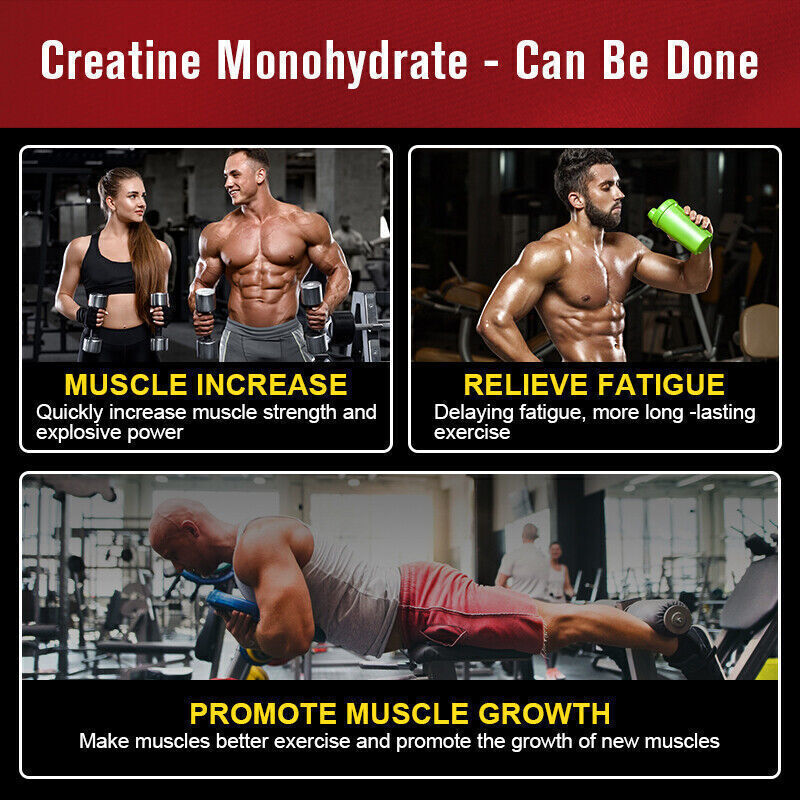 2pcs Creatine Monohydrate Capsules – 90 Pills – Bodybuilding Muscle Growth