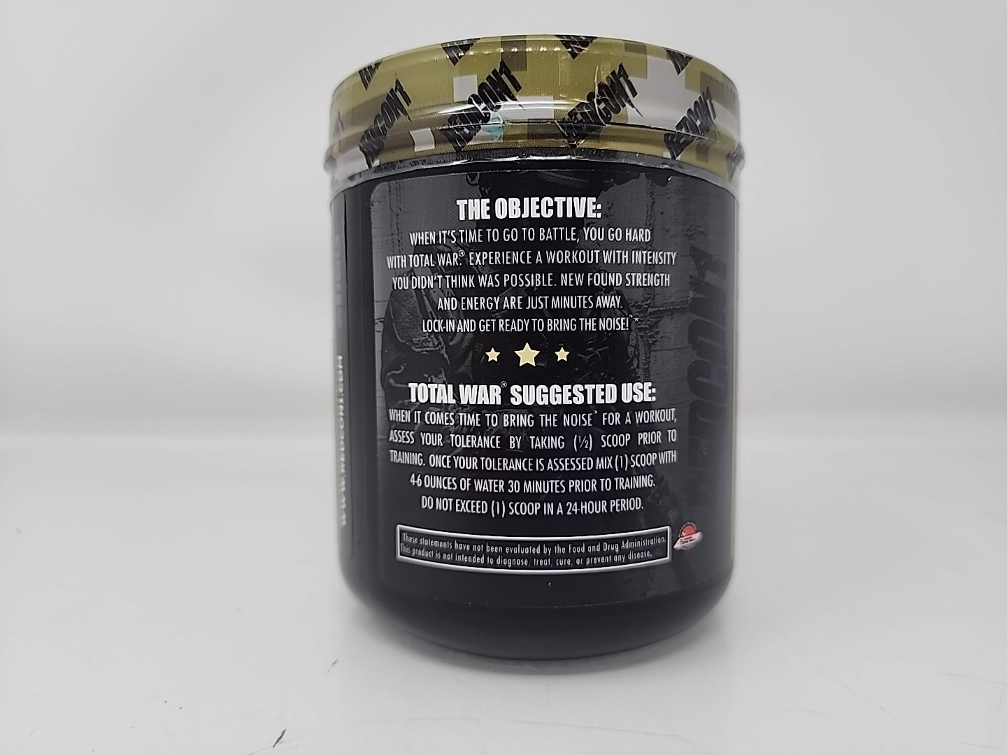 Redcon1 Total War Preworkout 30 Serving Powder Redcon Sour Gummy Exp 10/26