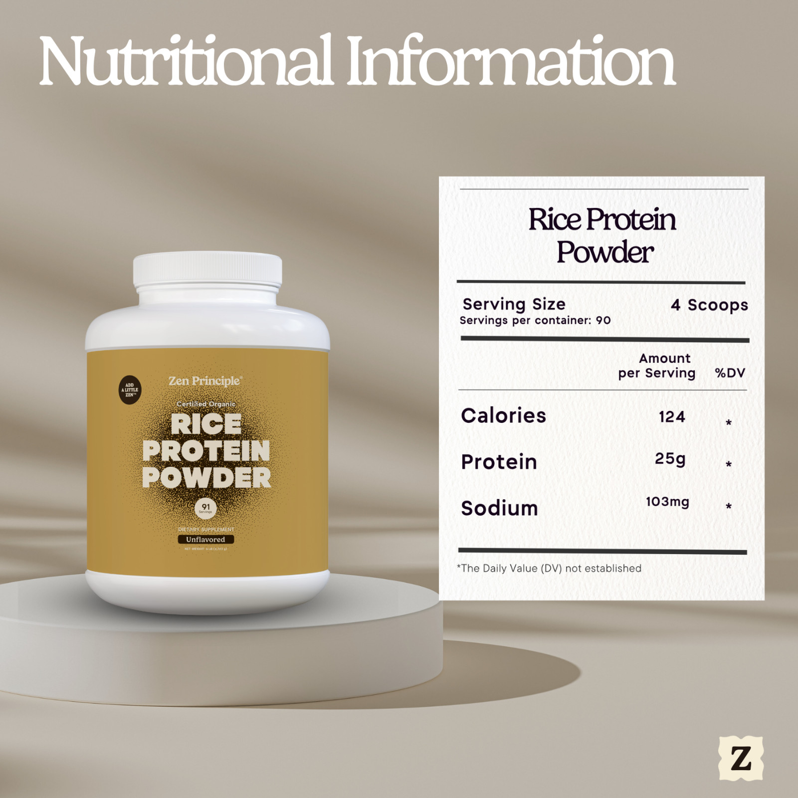 6 lb. Organic Brown Rice Protein Powder. USDA Certified. 80% Protein.