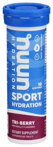 Nuun Sport Tri-Berry 10 TB Pack Of 8