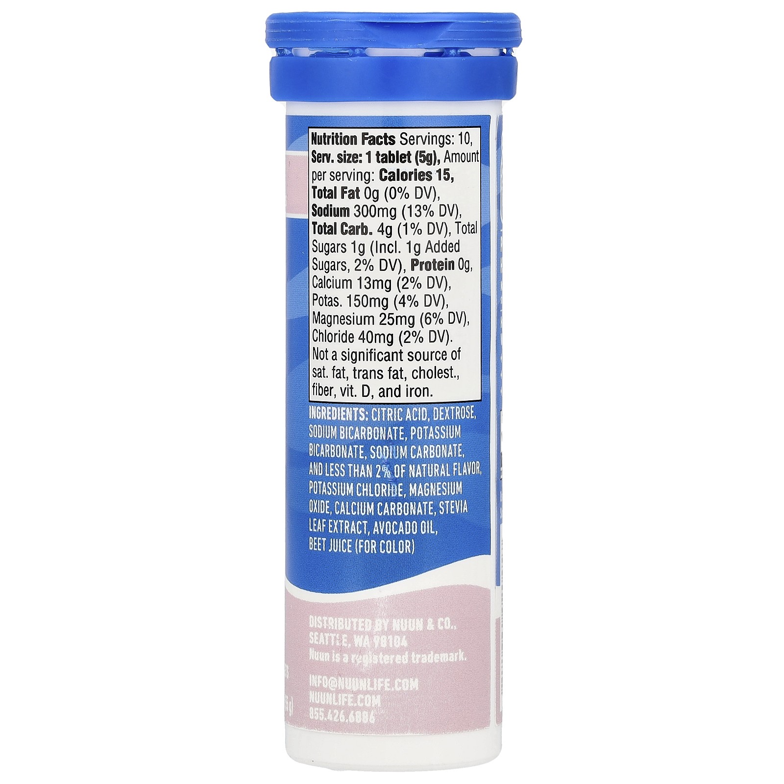 Hydration, Sport, Effervescent Electrolyte Supplement, Strawberry Lemonade, 10