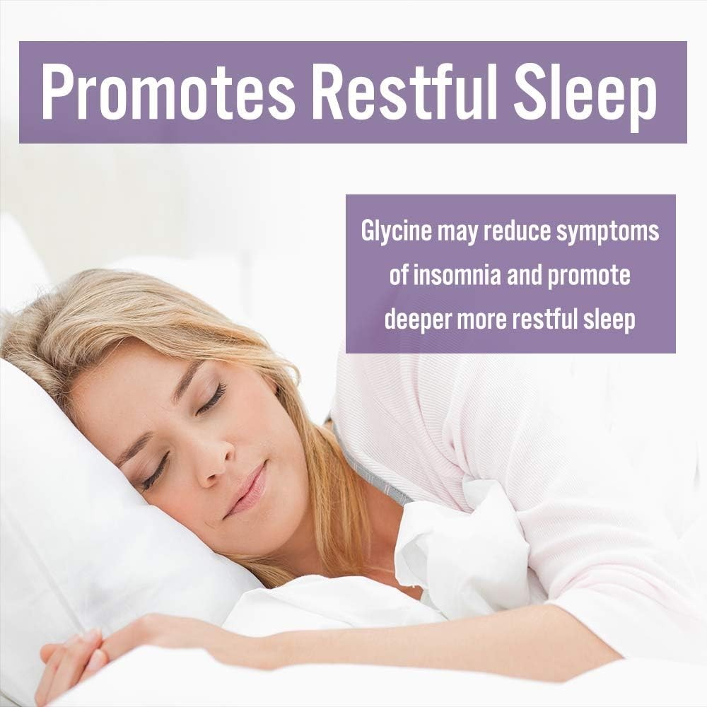 Glycine Powder 2 lbs – Promotes Restful Sleep, Muscle Energy and Strength, Me…