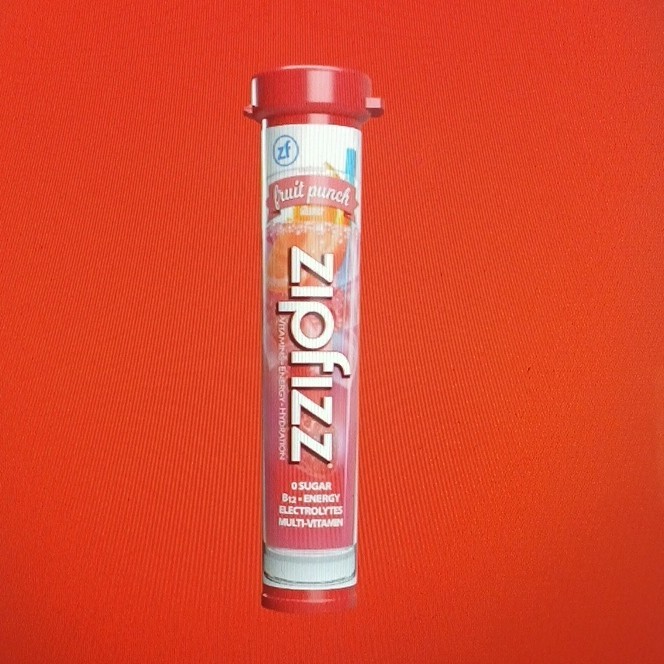 Zipfizz Energy Hydration Drink Mix Powder Vitamin B12 Caffeine Fruit Punch