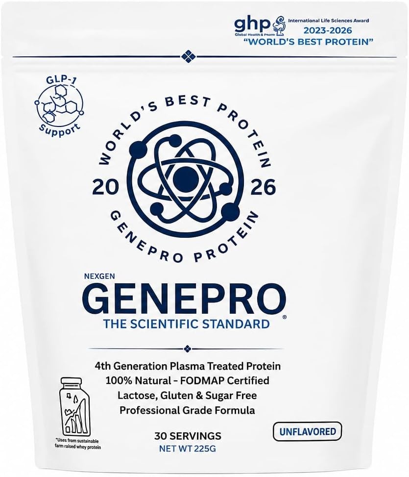 Lactose Free Whey Isolate GENEPRO Gen 3 Unflavored 30 Servings