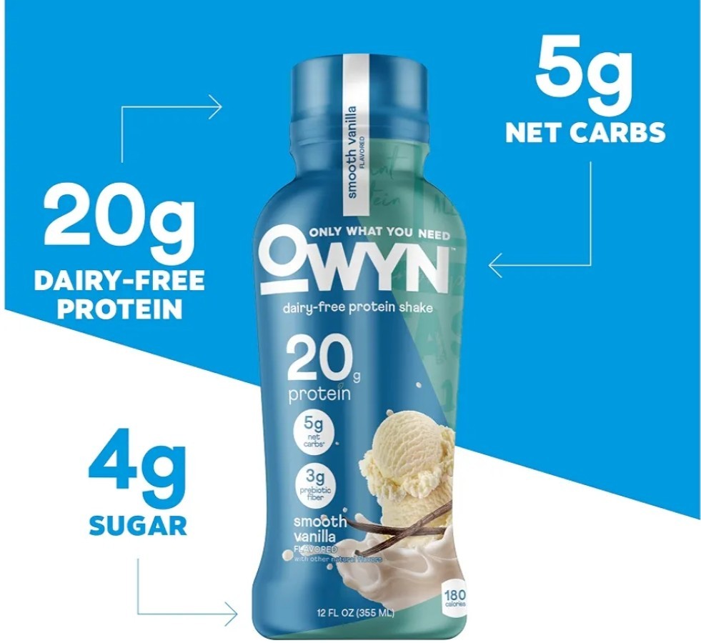 Owyn PLANT BASED PROTEIN 1lb (14 Servings) Natural Smooth Vanilla BEST BY 12/26