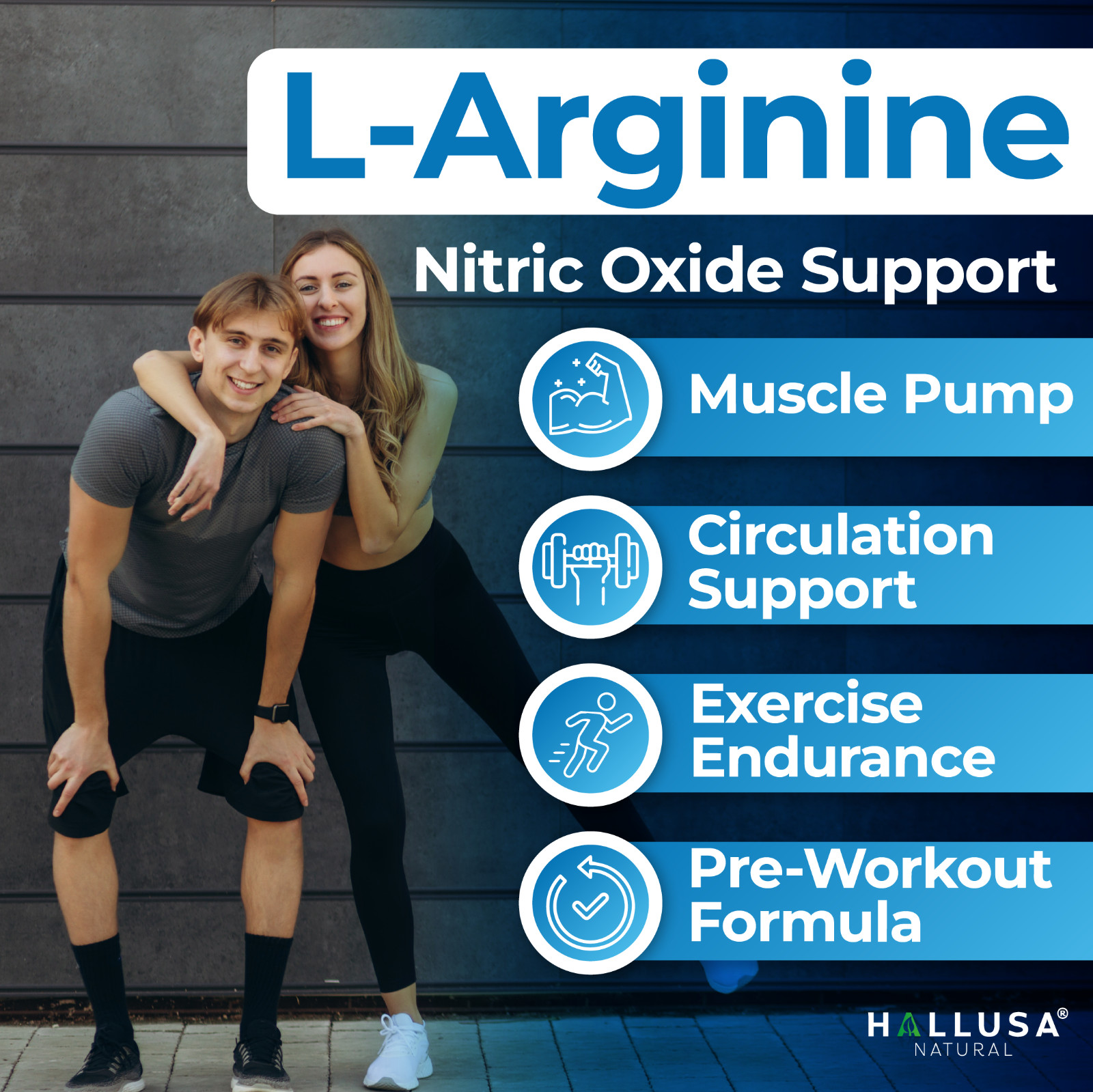 L- ARGININE – Muscle Support – Improves Blood Flow Better Erection – 60 Cap
