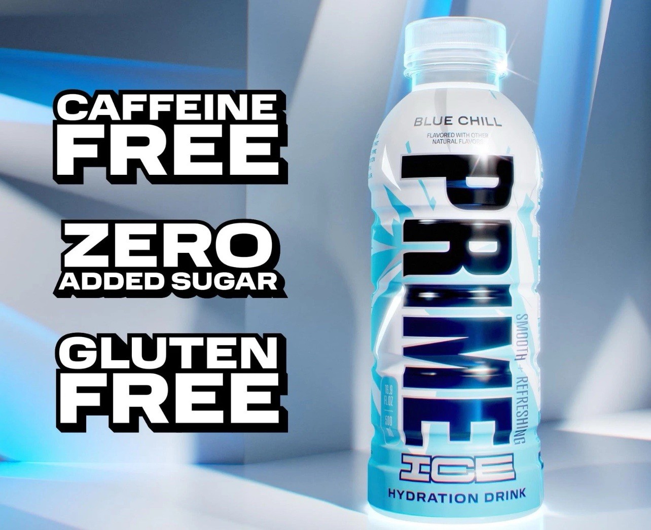 PRIME ICE Hydration Drink 16.9oz Pack of 12 Zero Sugar Electrolyte Beverage New