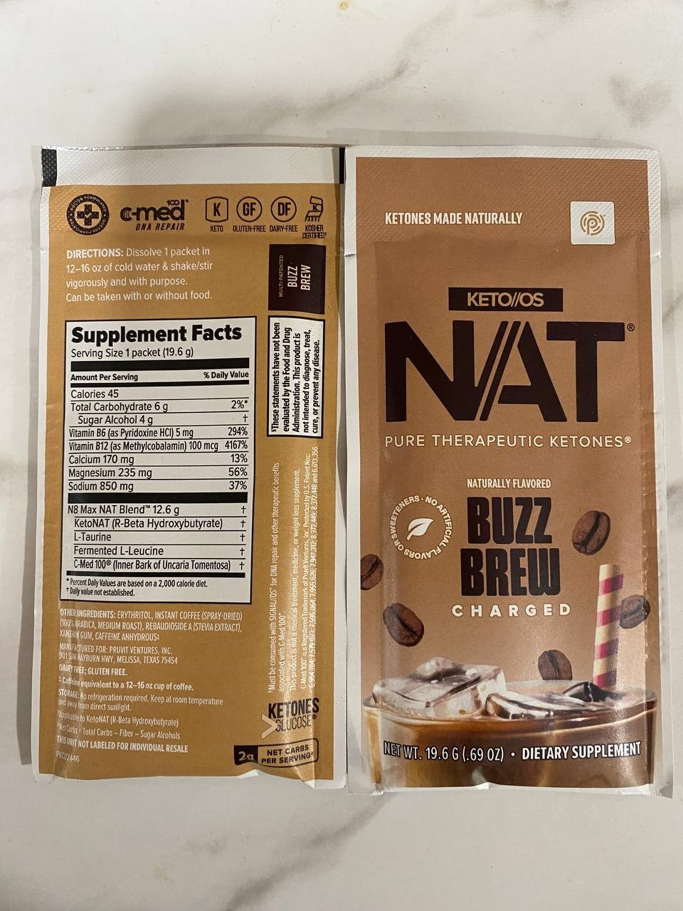 🔥 Pruvit Keto OS NAT Ketones Caffeine Free YOU PICK 5 or 10 Pk SALE PRICE🔥