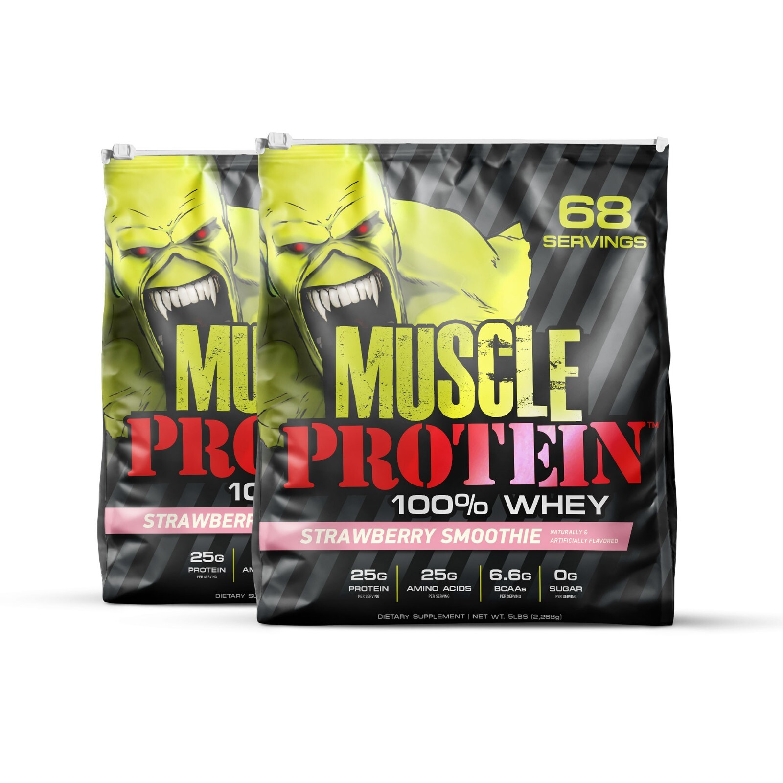 Muscle Whey Protein Powder, Muscle Gain High-Quality Supplement, 10LB