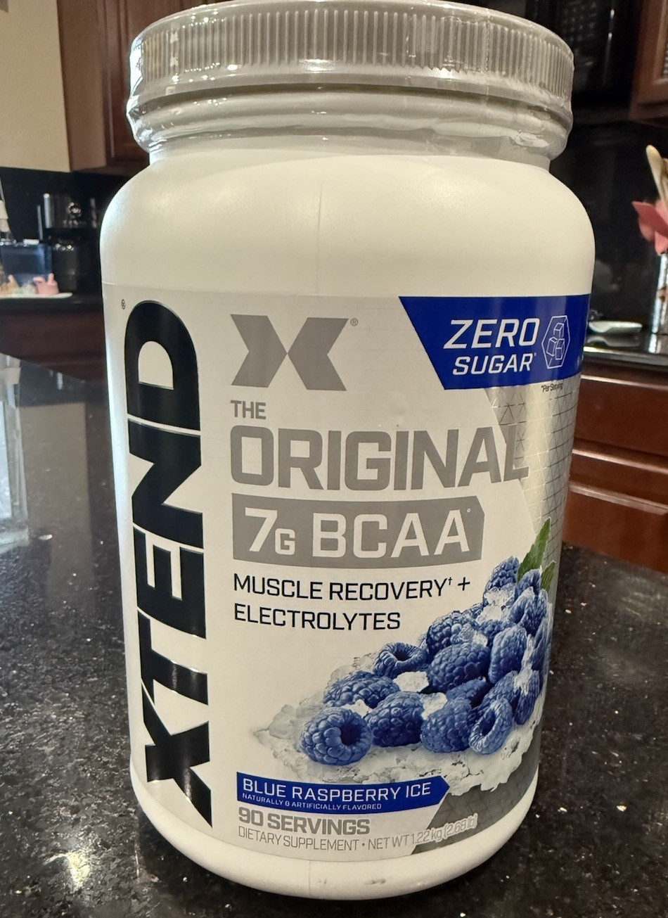 2x XTEND The Original 7G BCAA Blue Raspberry Ice 90 Servings Sealed Exp 09/2027
