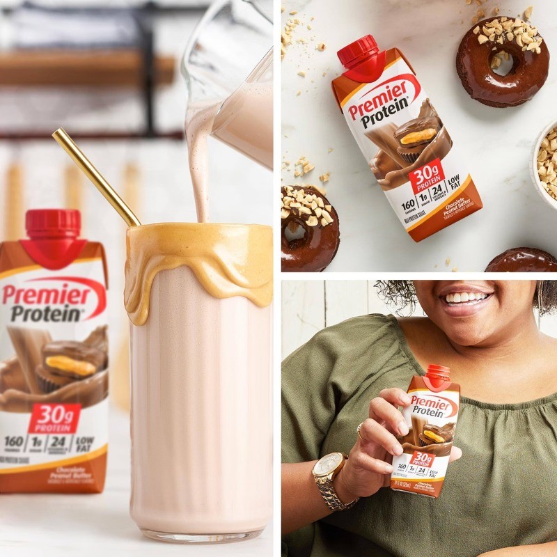 Premier Protein Shake, Chocolate, 30g Protein, 11 fl oz, 12 Ct