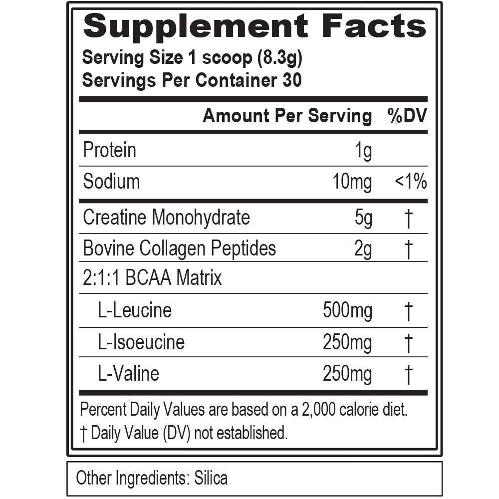 Evlution Nutrition Creatine 5000 + Collagen + BCAA – for Women – 30 Servings