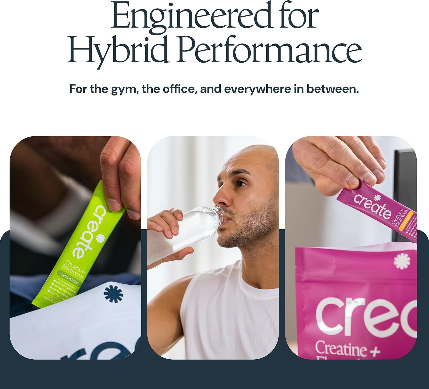 Create Creatine + Electrolytes – Energy & Strength – Variety Pack | NSF Certifie