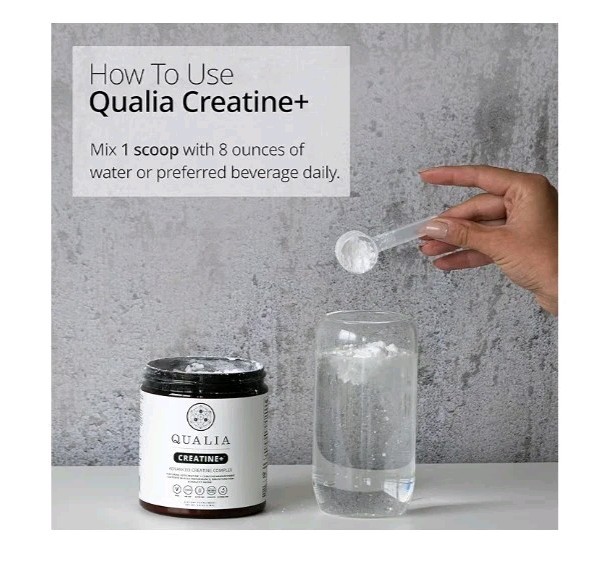 Qualia Creatine Advanced Complex 2 Sources + Magnesium Optimiz. B6