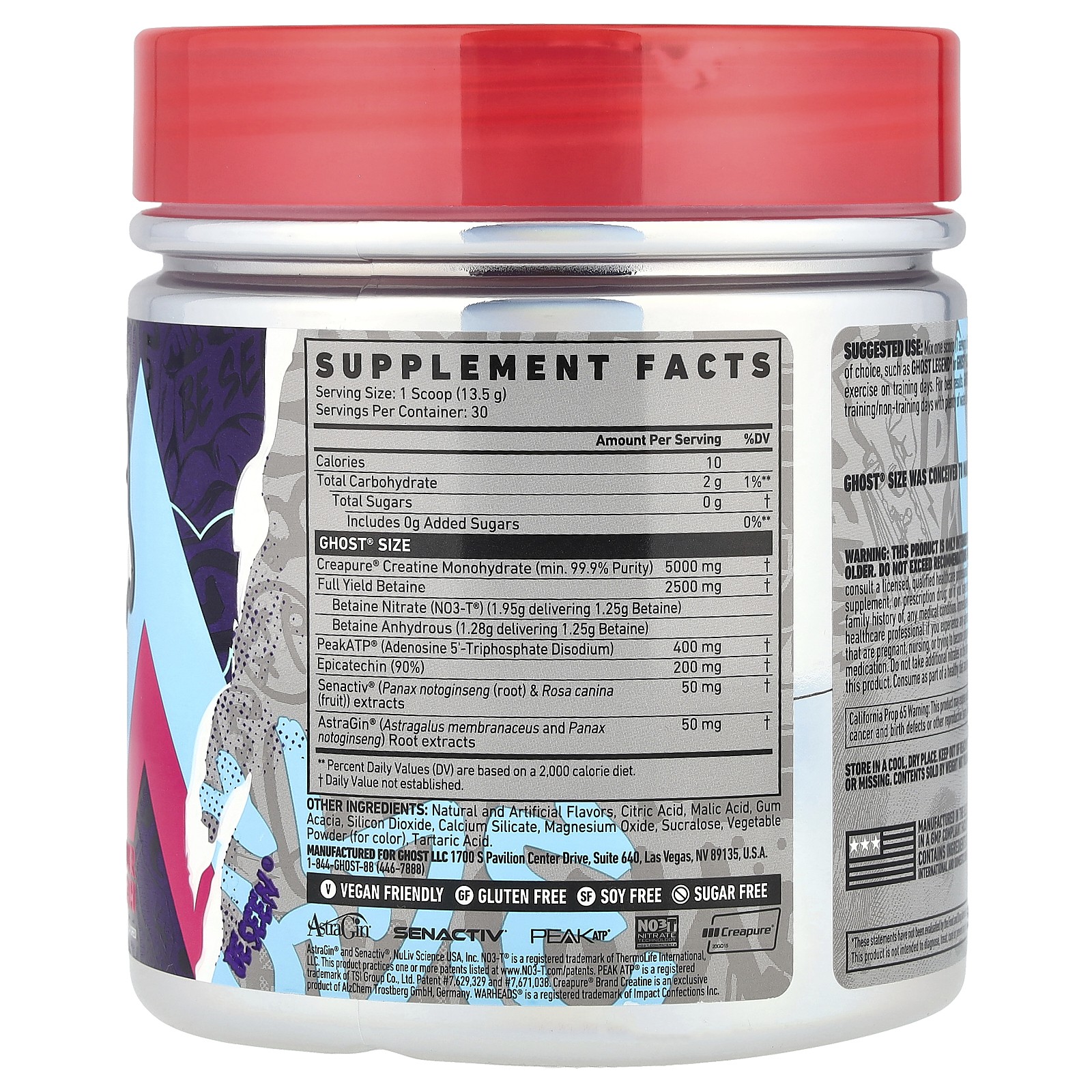 Size, Muscle Builder, WarHeads Sour Watermelon, 14.3 oz (405 g)
