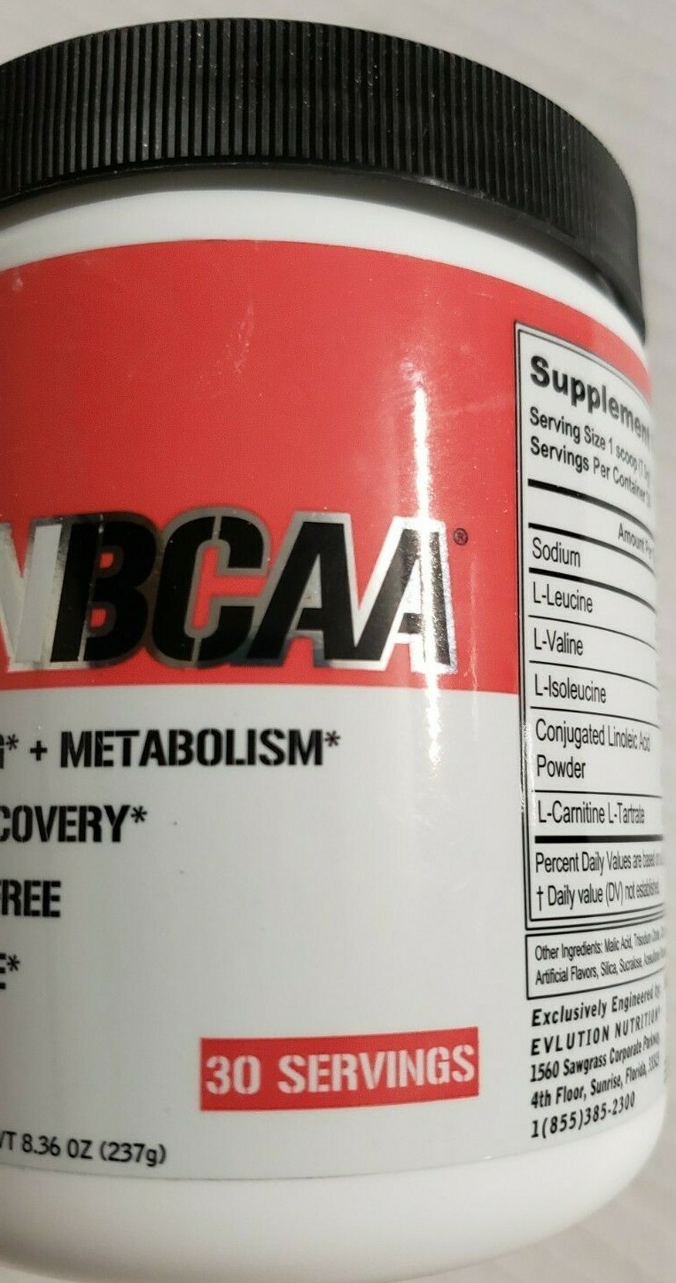 Evlution Nutrition LeanBCAA – Stimulant Free – Watermelon – 30 Servs – Ex 9/2024