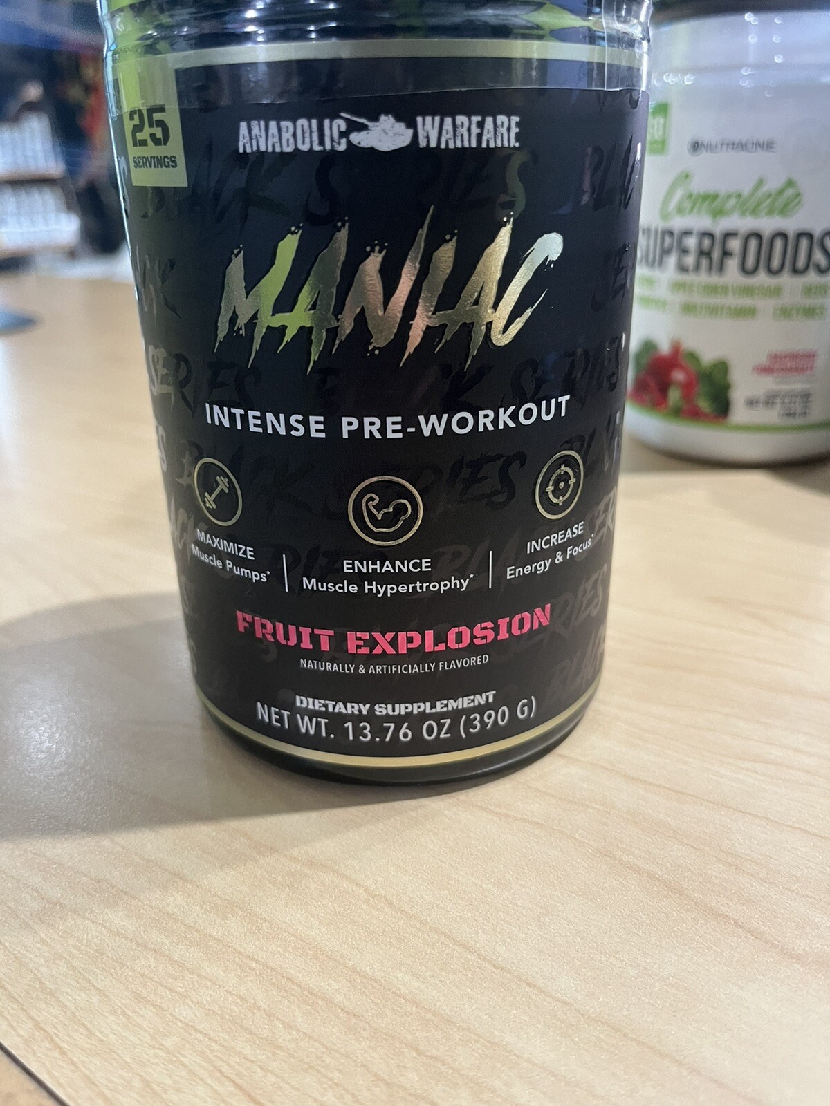 ANABOLIC WARFARE MANIAC FRUIT EXPLOSION PRE WORKOUT
